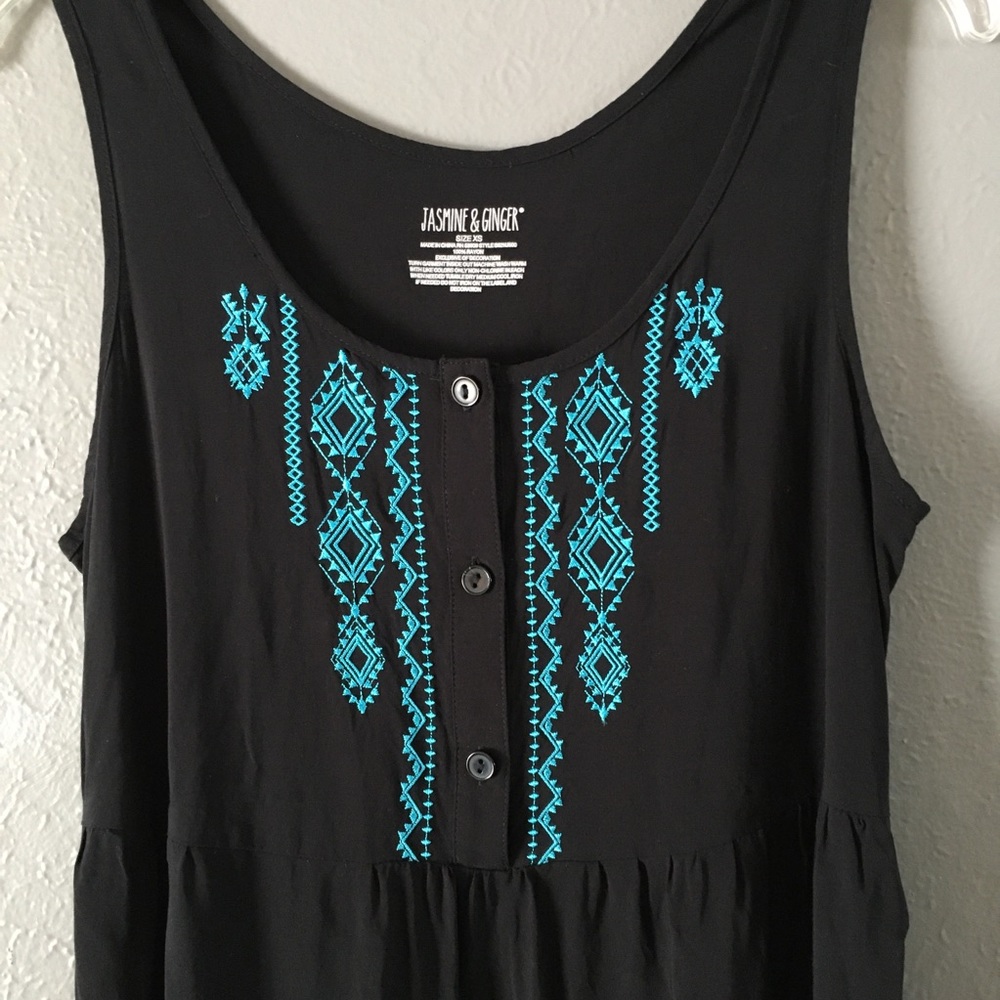 Jasmine & Ginger Black Dress.